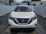 2018 Nissan Murano S White vin: 5N1AZ2MG5JN202944