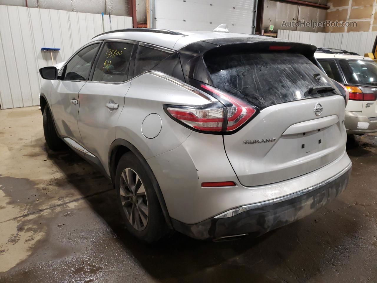 2017 Nissan Murano S Silver vin: 5N1AZ2MG6HN111997