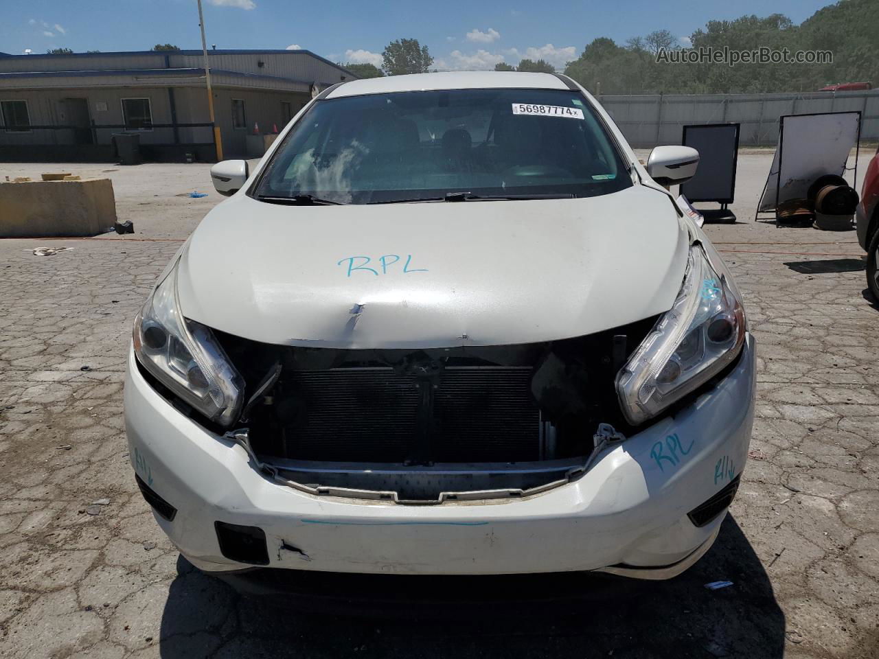 2017 Nissan Murano S White vin: 5N1AZ2MG6HN146927