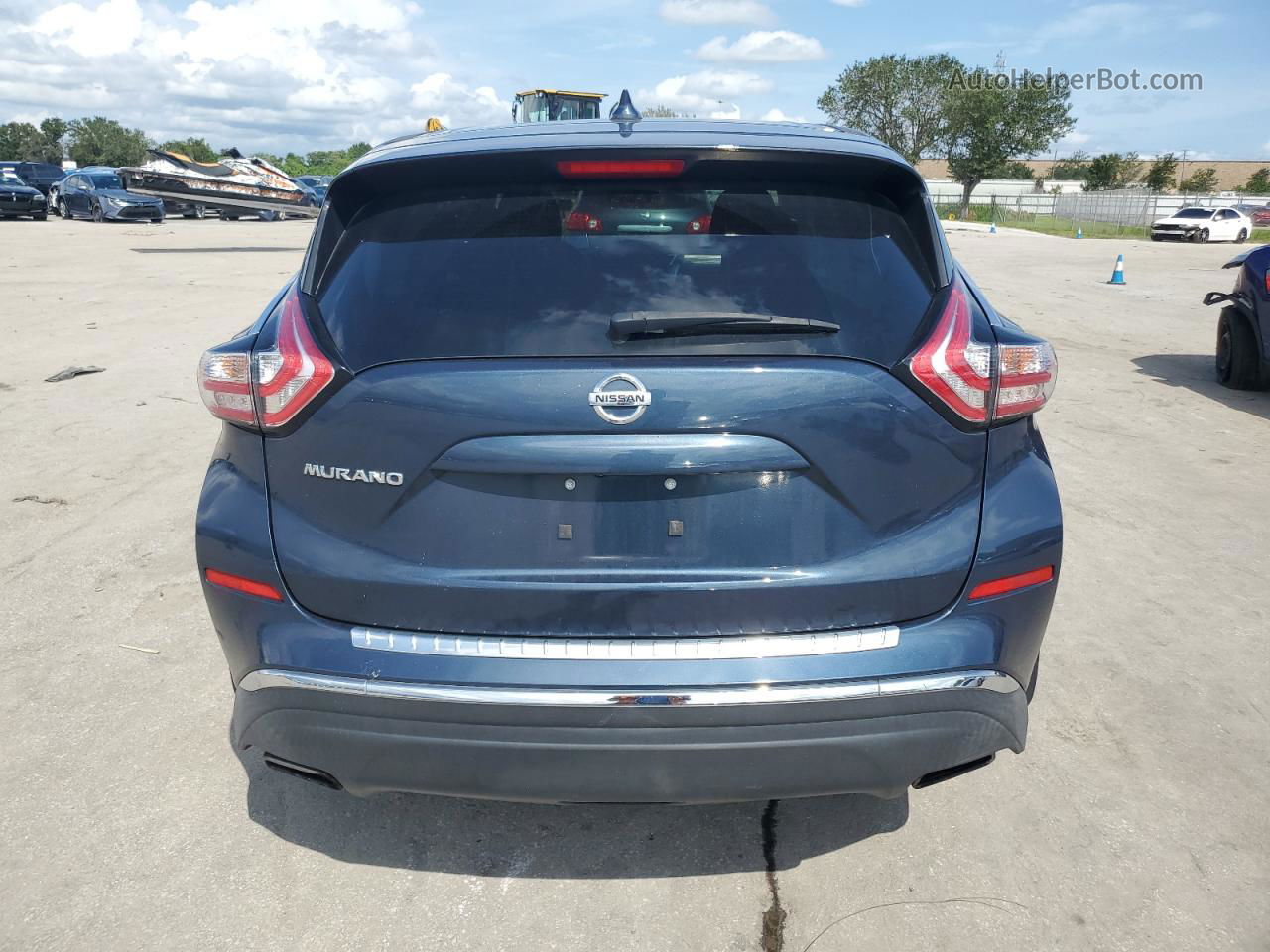 2017 Nissan Murano S Blue vin: 5N1AZ2MG6HN172590