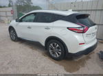 2018 Nissan Murano Sl White vin: 5N1AZ2MG6JN109513