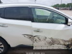 2018 Nissan Murano Sl White vin: 5N1AZ2MG6JN109513