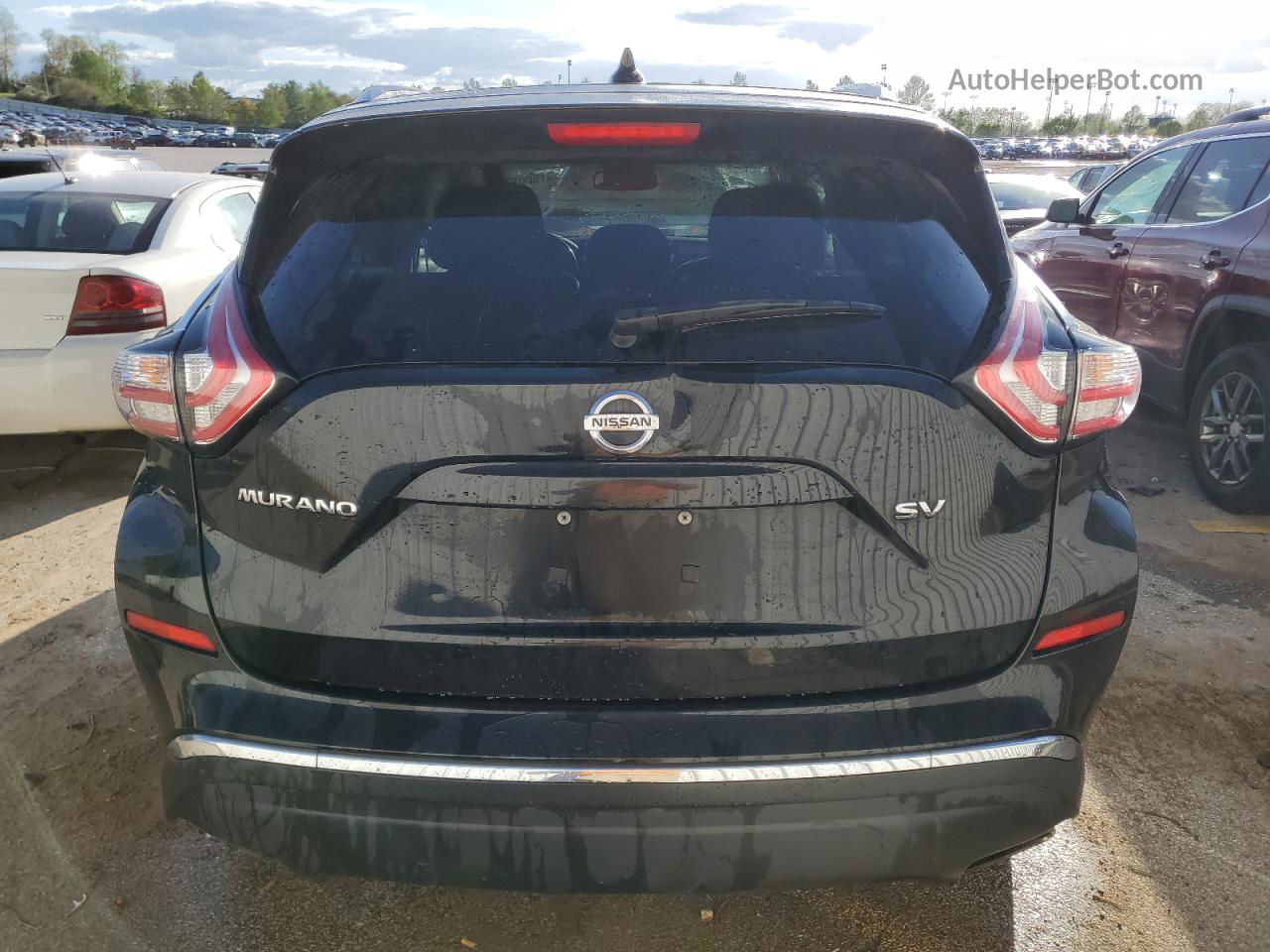 2018 Nissan Murano S Black vin: 5N1AZ2MG6JN116171