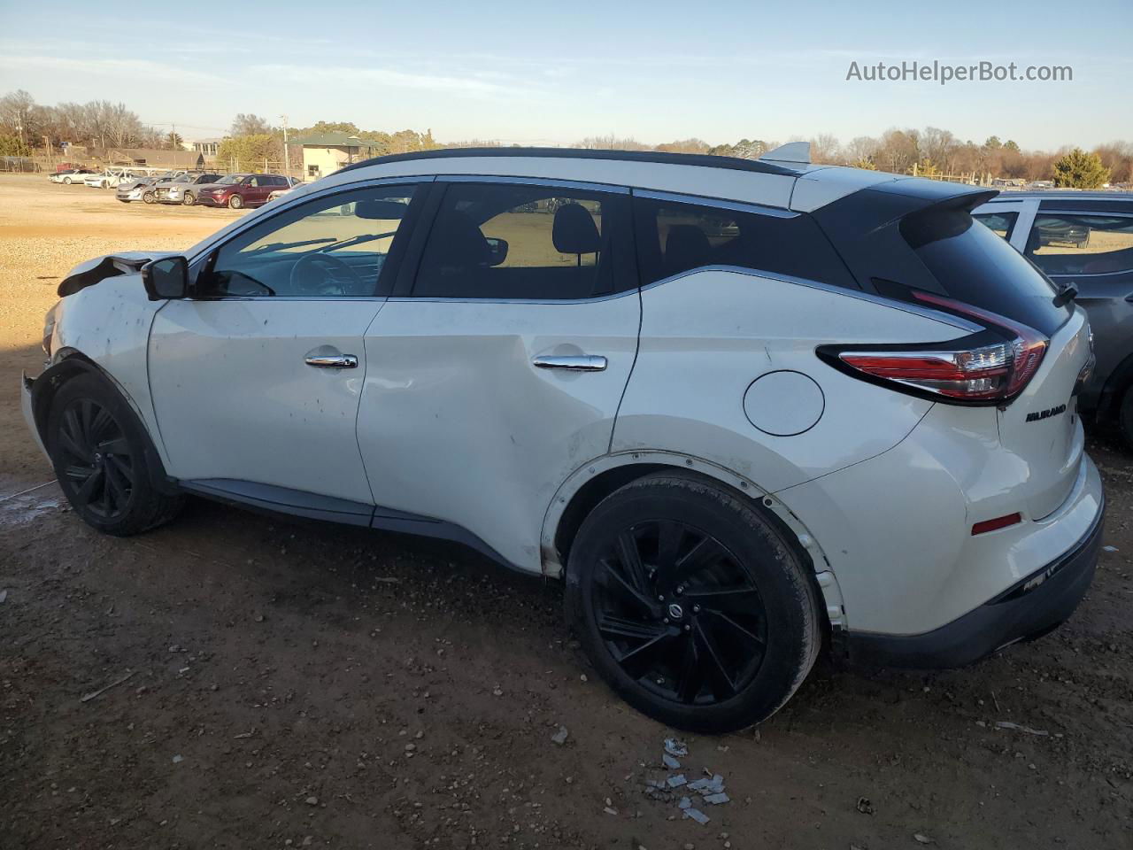 2018 Nissan Murano S White vin: 5N1AZ2MG6JN120768