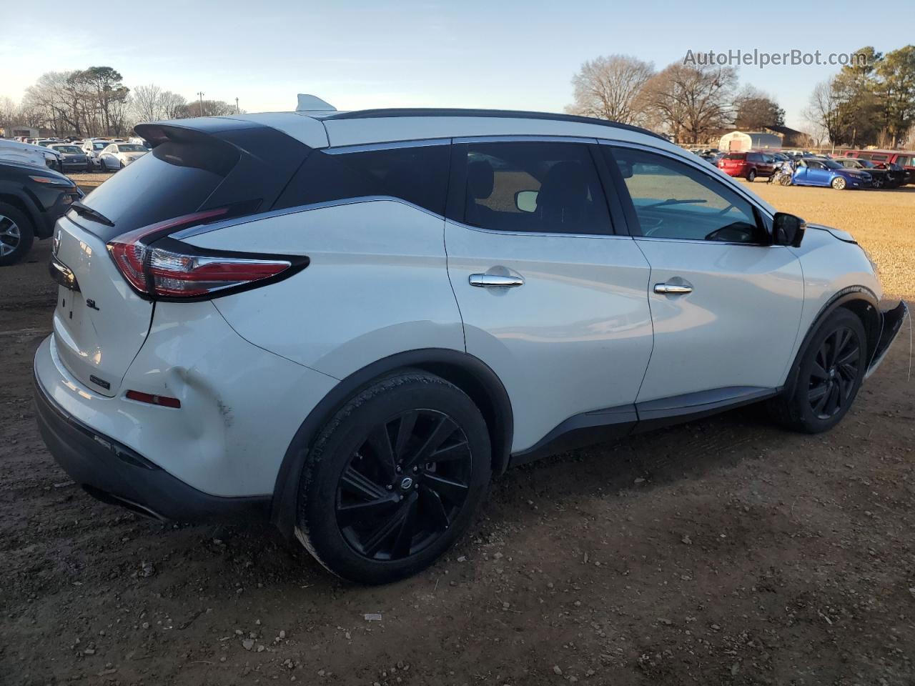 2018 Nissan Murano S White vin: 5N1AZ2MG6JN120768