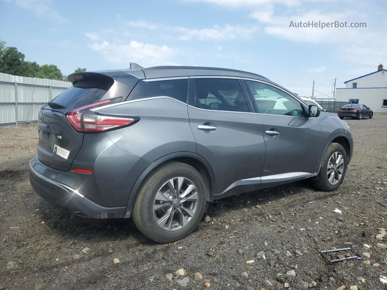 2018 Nissan Murano S Gray vin: 5N1AZ2MG6JN123041