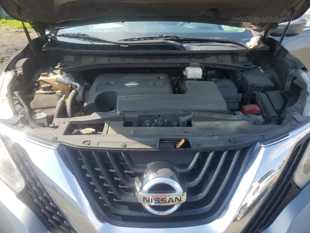 2018 Nissan Murano S Gray vin: 5N1AZ2MG6JN123041