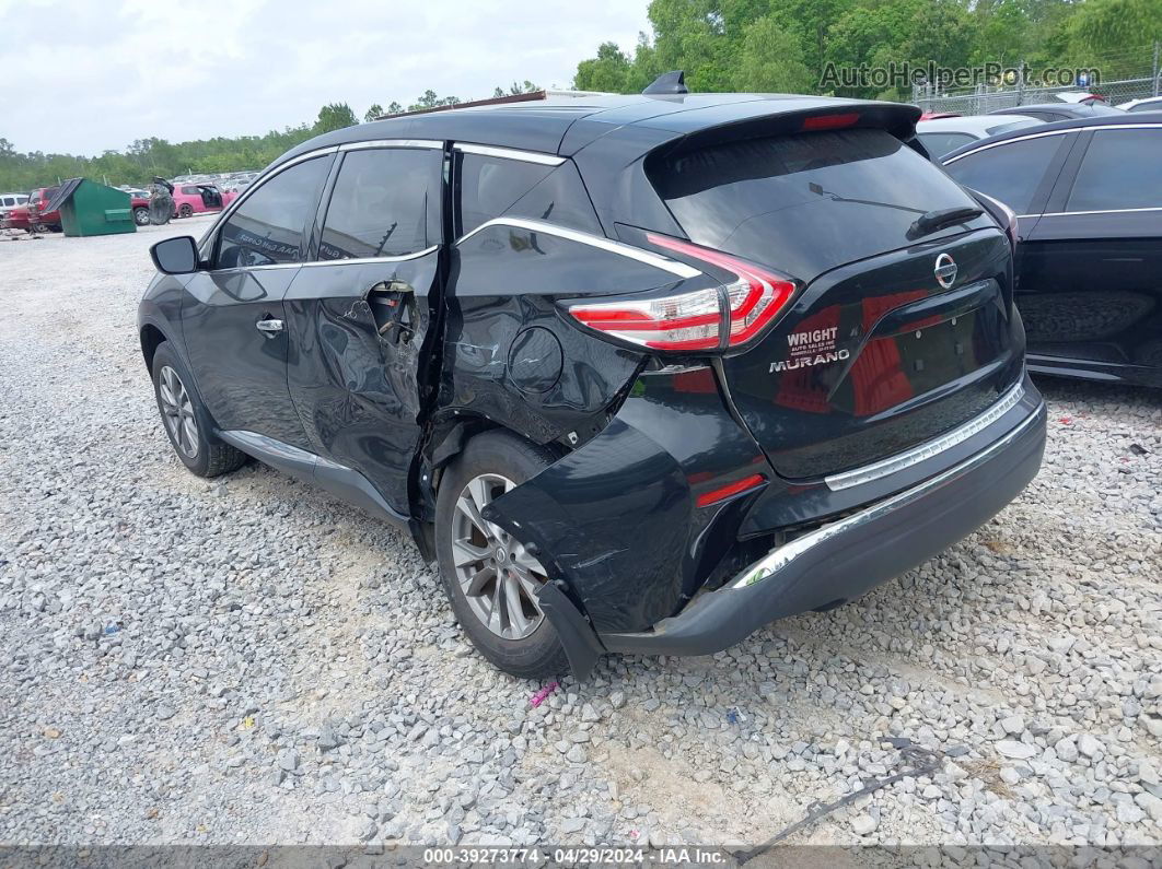 2018 Nissan Murano S Black vin: 5N1AZ2MG6JN139241