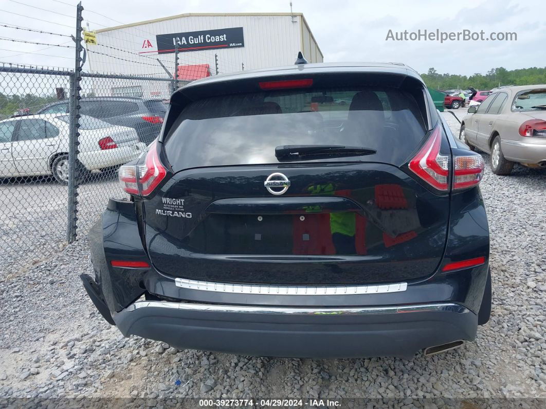 2018 Nissan Murano S Black vin: 5N1AZ2MG6JN139241