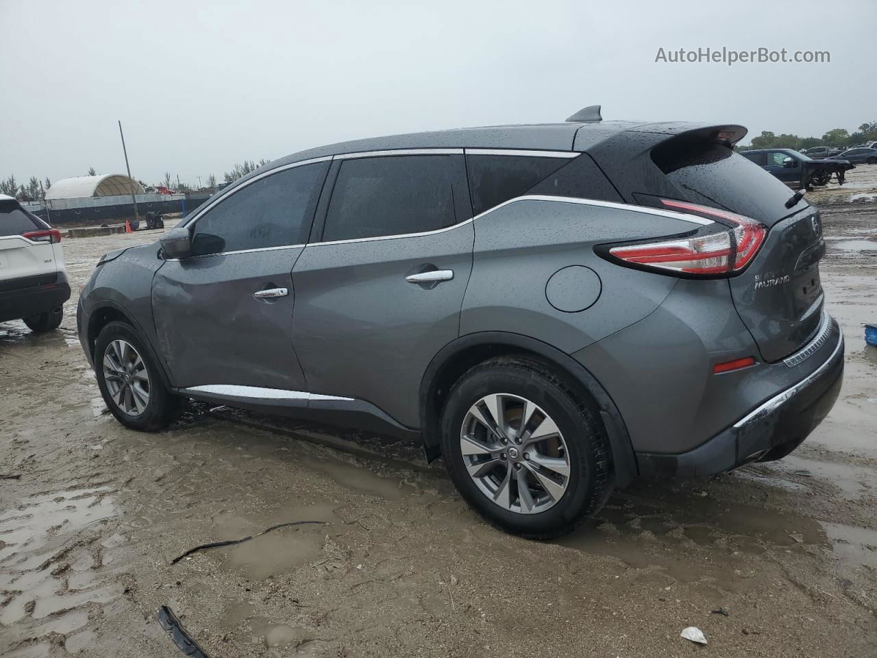 2018 Nissan Murano S Gray vin: 5N1AZ2MG6JN145668