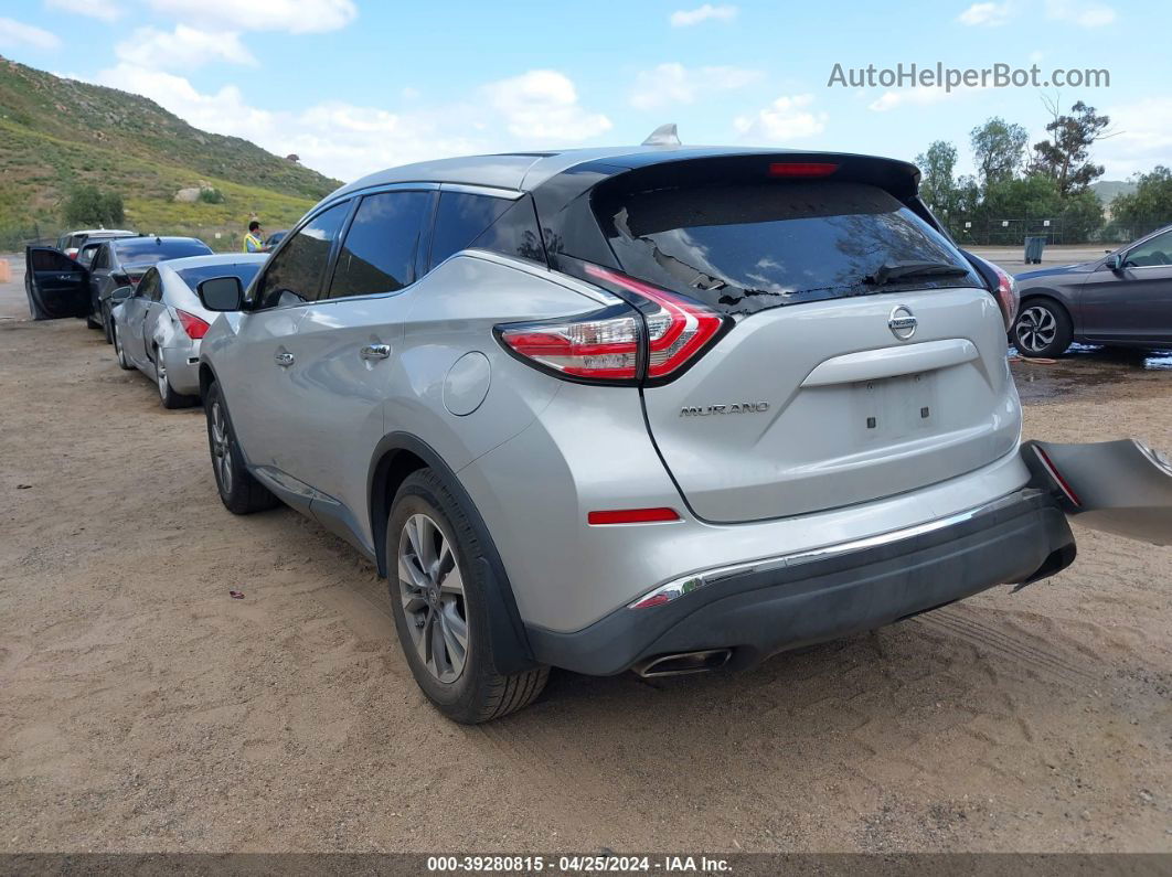 2018 Nissan Murano S Silver vin: 5N1AZ2MG6JN148571