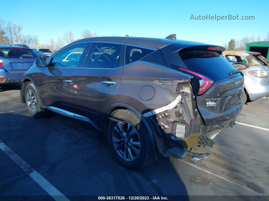 2018 Nissan Murano S Темно-бордовый vin: 5N1AZ2MG6JN158551