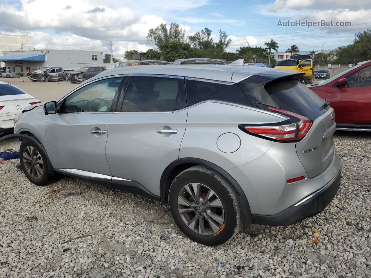 2018 Nissan Murano S Silver vin: 5N1AZ2MG6JN173020