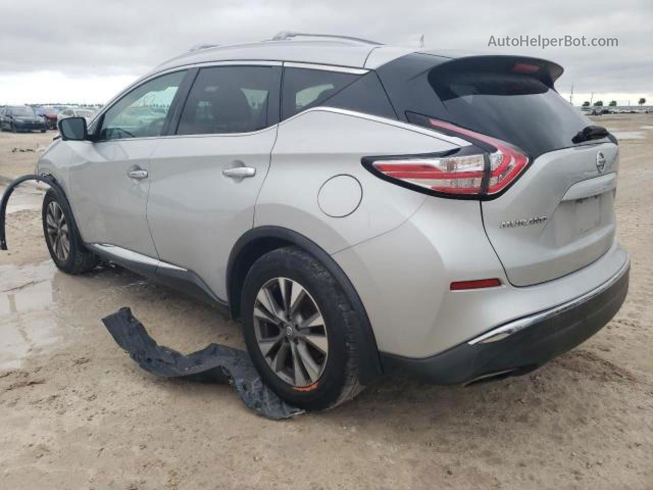 2018 Nissan Murano S Silver vin: 5N1AZ2MG6JN173020