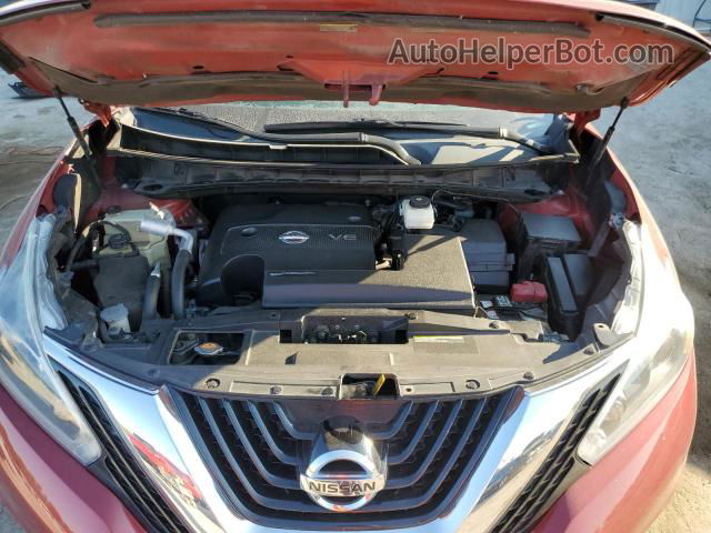 2018 Nissan Murano S Burgundy vin: 5N1AZ2MG6JN184650