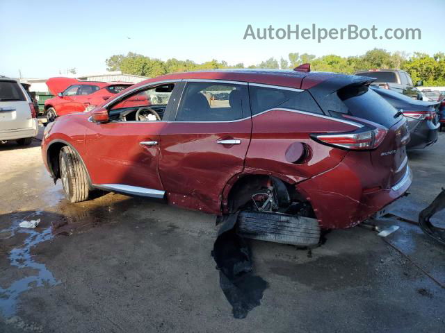 2018 Nissan Murano S Burgundy vin: 5N1AZ2MG6JN184650