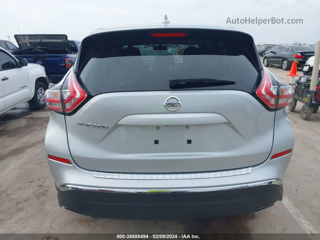 2018 Nissan Murano S Серебряный vin: 5N1AZ2MG6JN187175