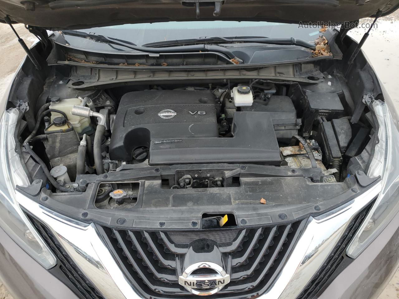 2018 Nissan Murano S Серый vin: 5N1AZ2MG6JN187886