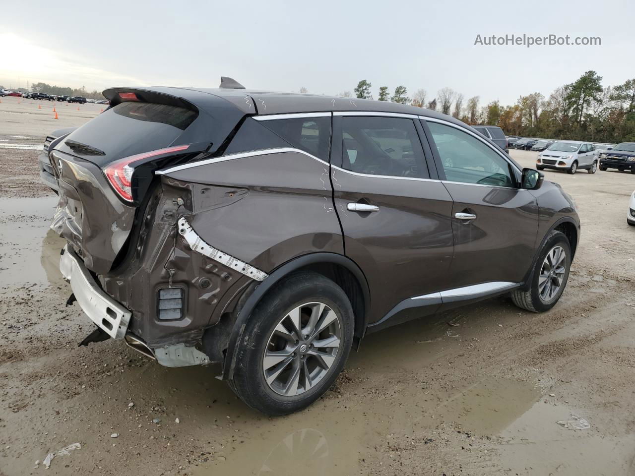 2018 Nissan Murano S Серый vin: 5N1AZ2MG6JN187886