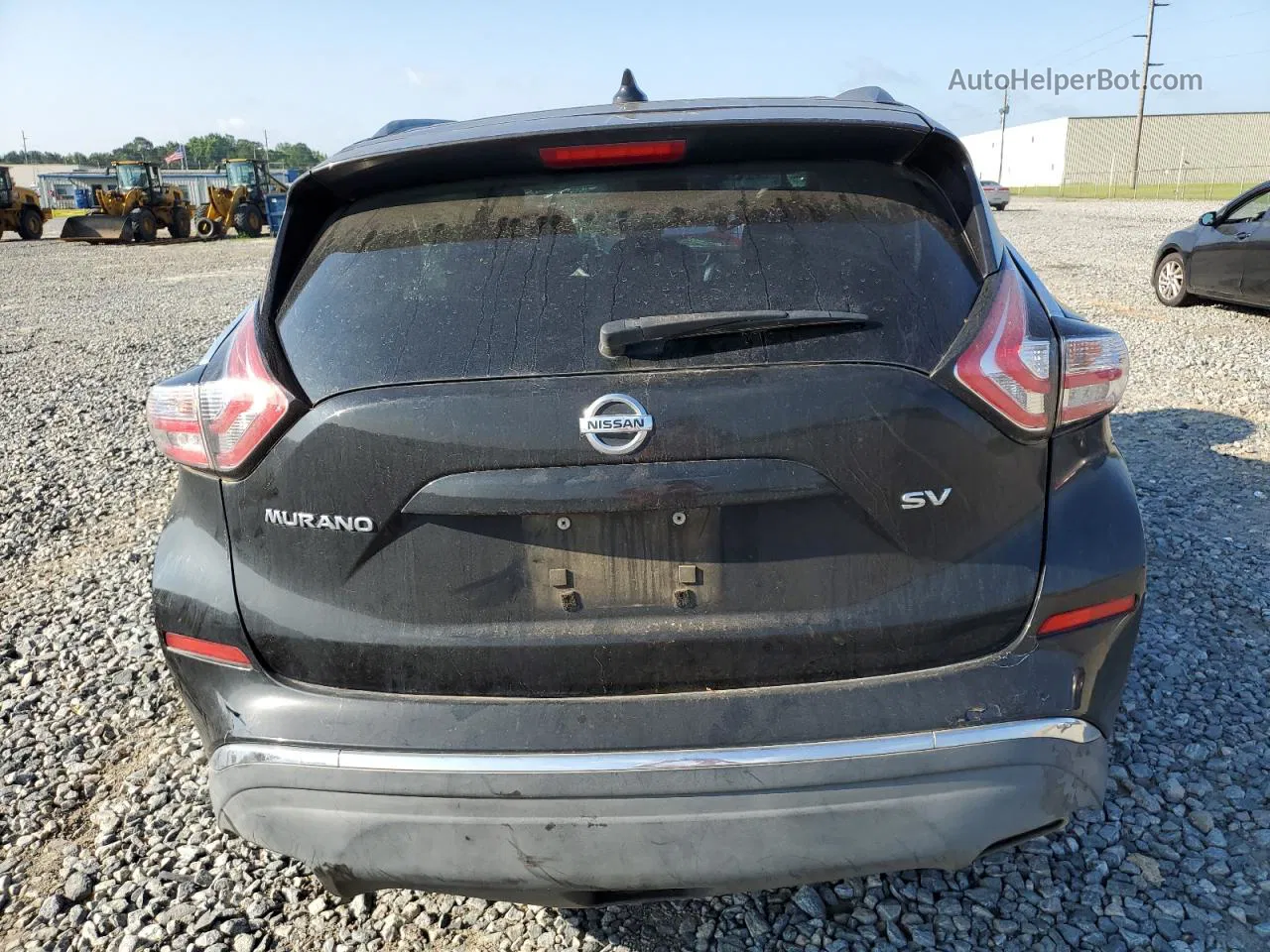 2017 Nissan Murano S Черный vin: 5N1AZ2MG7HN102211