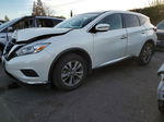 2017 Nissan Murano S White vin: 5N1AZ2MG7HN150968