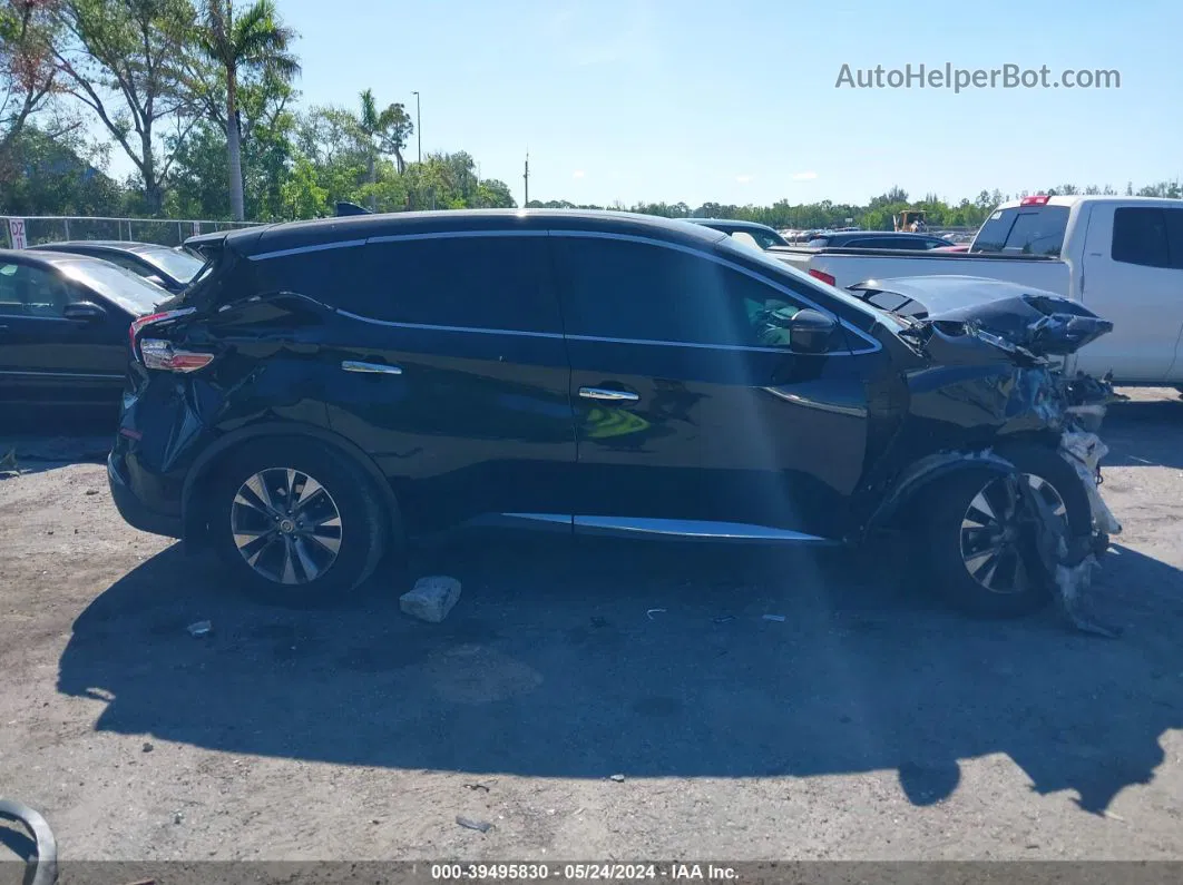 2017 Nissan Murano S Black vin: 5N1AZ2MG7HN176499