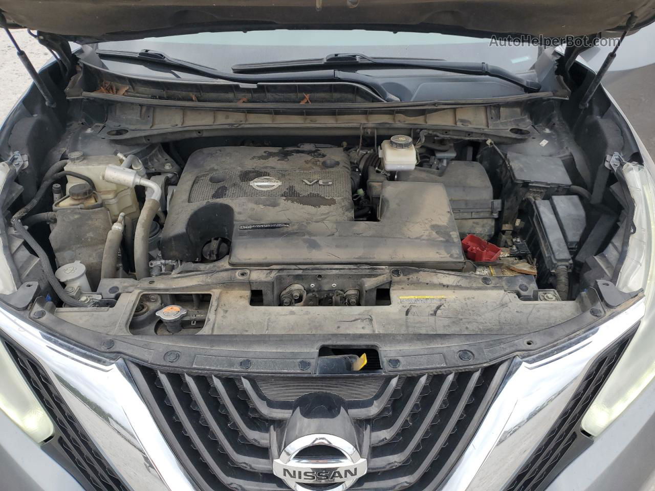 2018 Nissan Murano S Gray vin: 5N1AZ2MG7JN111254