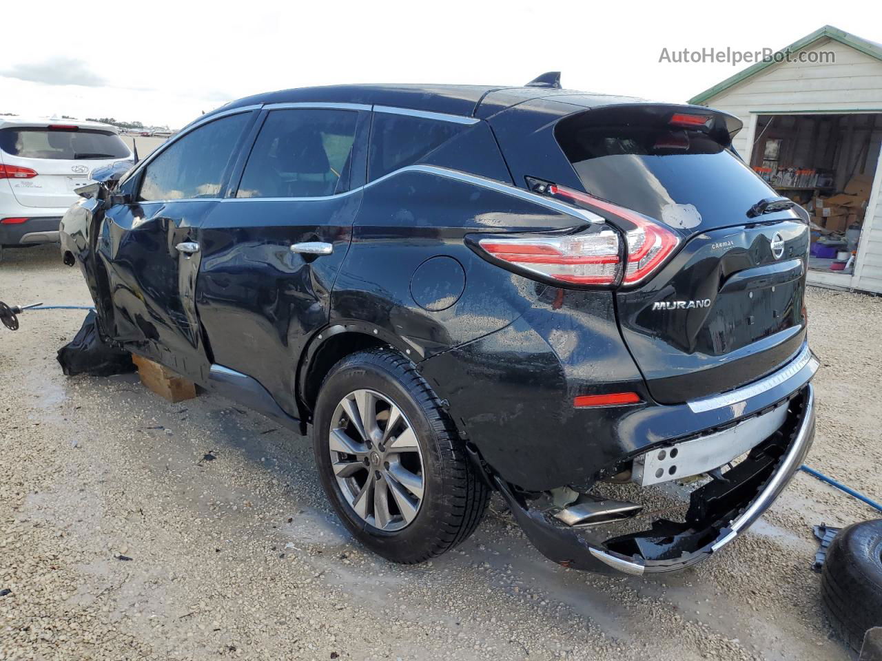 2018 Nissan Murano S Black vin: 5N1AZ2MG7JN162169