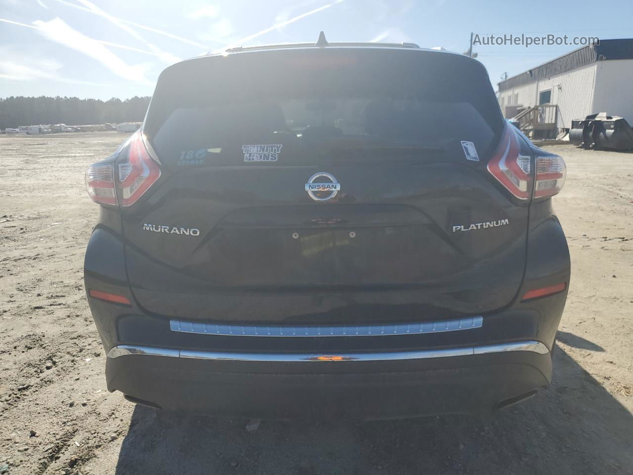 2018 Nissan Murano S Black vin: 5N1AZ2MG7JN185936