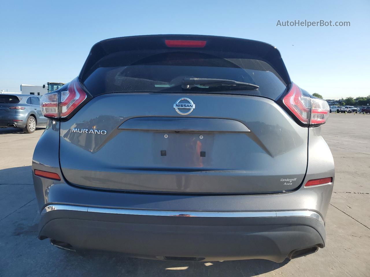 2018 Nissan Murano S Серый vin: 5N1AZ2MG7JN188481