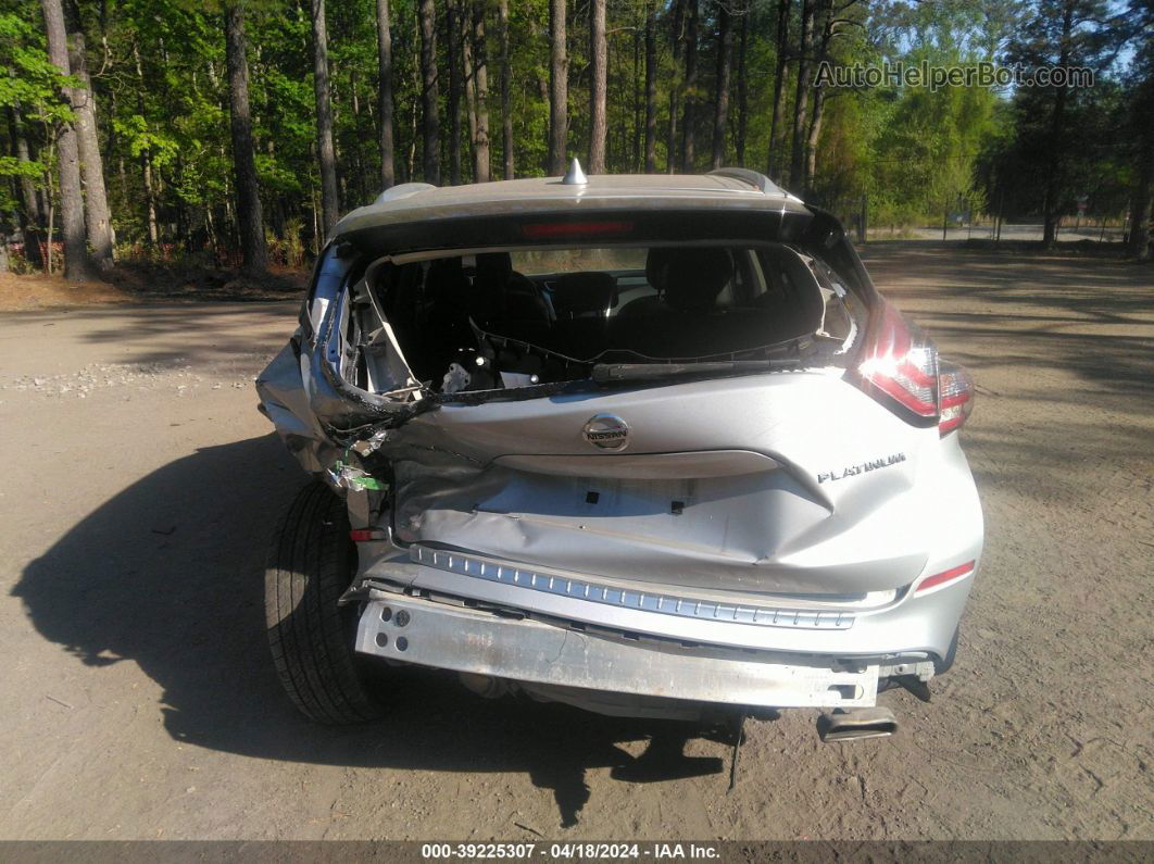 2018 Nissan Murano Platinum Silver vin: 5N1AZ2MG7JN196080