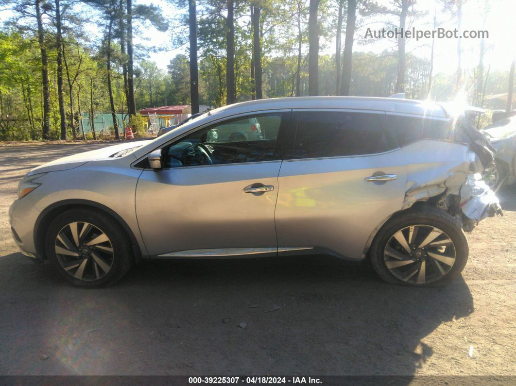 2018 Nissan Murano Platinum Silver vin: 5N1AZ2MG7JN196080