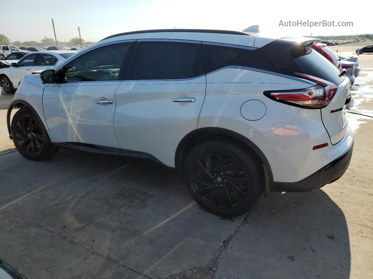 2018 Nissan Murano S White vin: 5N1AZ2MG7JN198590