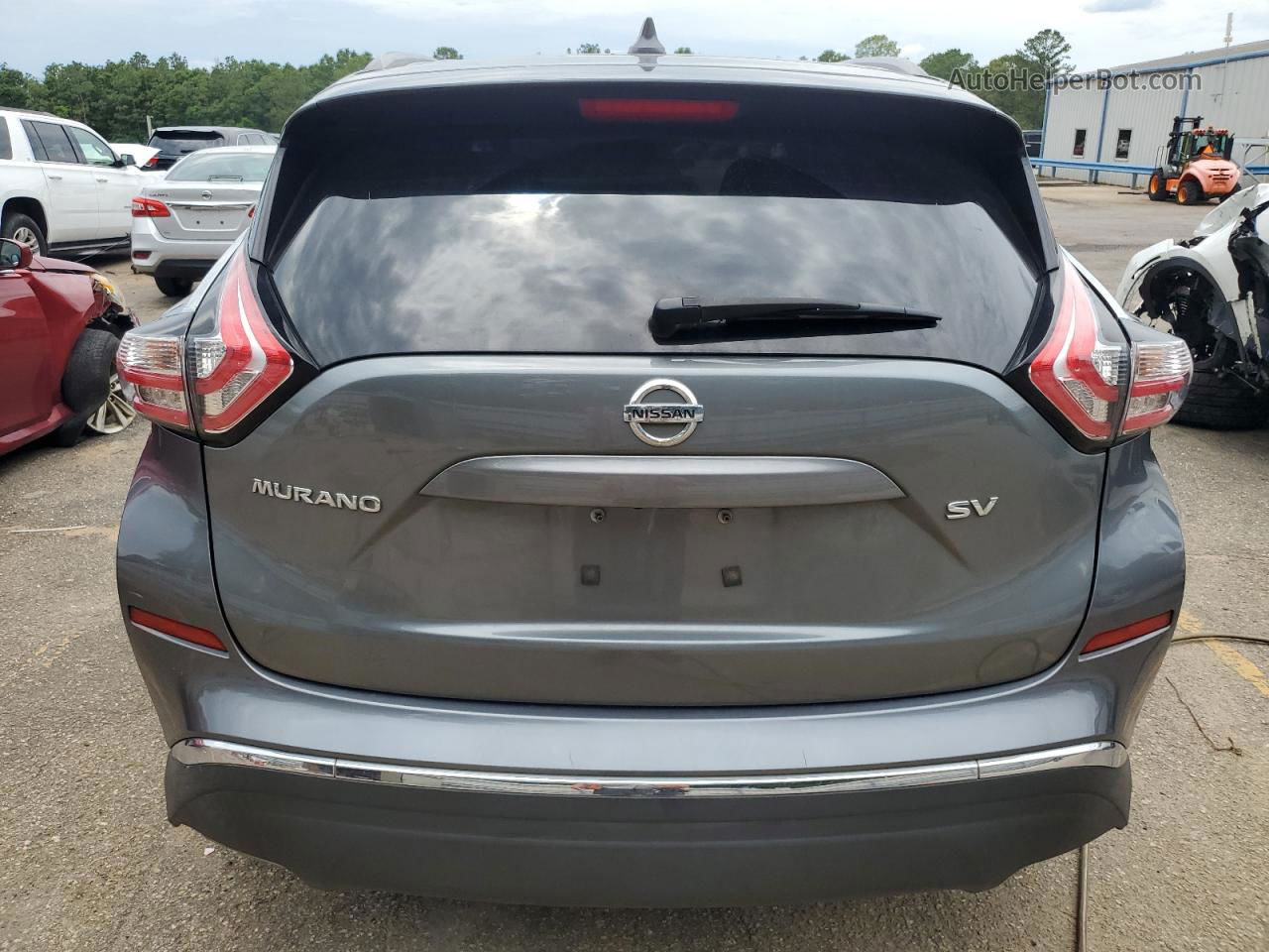 2017 Nissan Murano S Gray vin: 5N1AZ2MG8HN182554