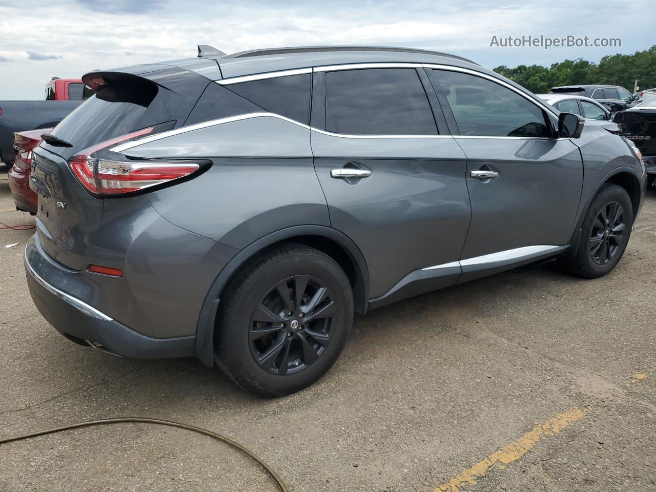 2017 Nissan Murano S Gray vin: 5N1AZ2MG8HN182554