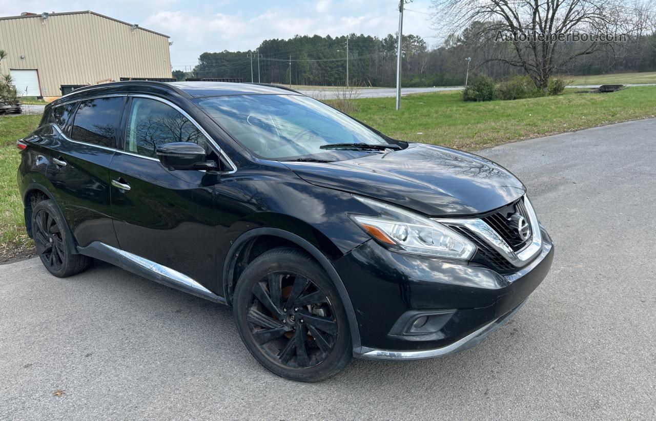 2017 Nissan Murano S Black vin: 5N1AZ2MG8HN191884