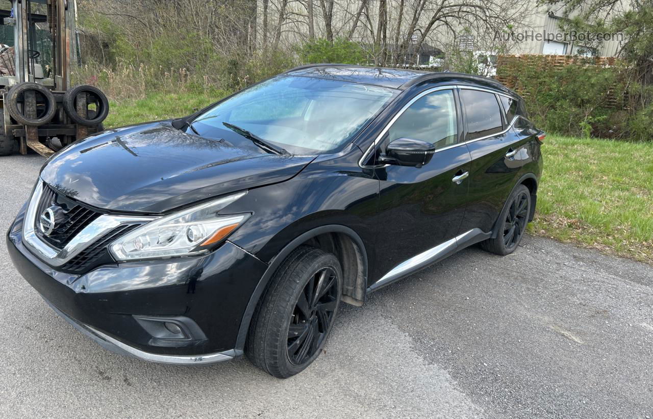 2017 Nissan Murano S Black vin: 5N1AZ2MG8HN191884