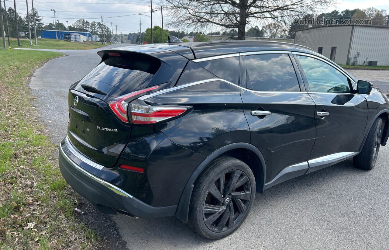 2017 Nissan Murano S Black vin: 5N1AZ2MG8HN191884