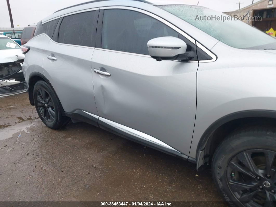 2018 Nissan Murano Sv Silver vin: 5N1AZ2MG8JN108380