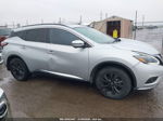 2018 Nissan Murano Sv Silver vin: 5N1AZ2MG8JN108380