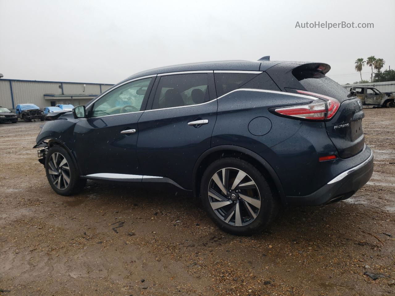 2018 Nissan Murano S Blue vin: 5N1AZ2MG8JN136339