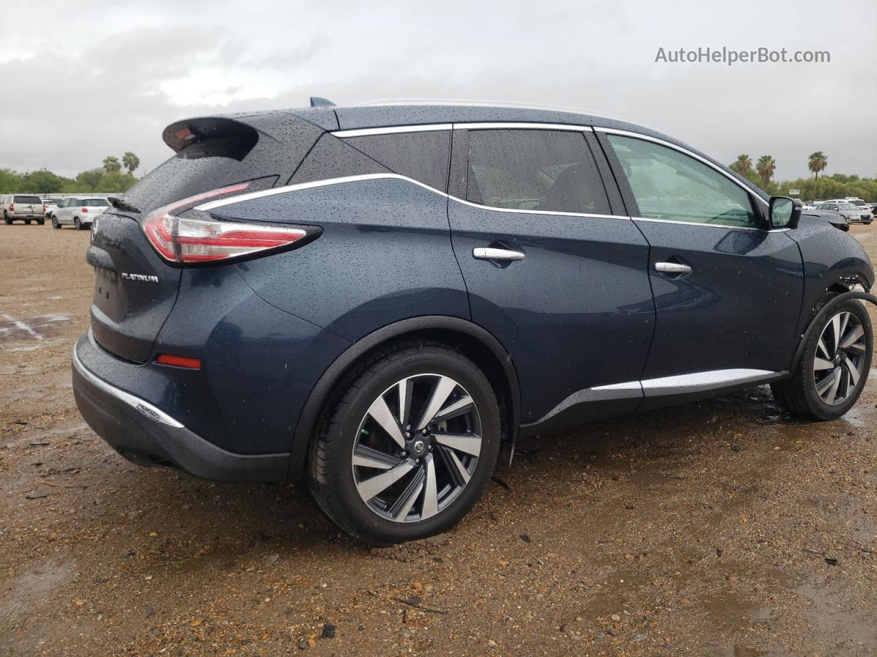 2018 Nissan Murano S Blue vin: 5N1AZ2MG8JN136339