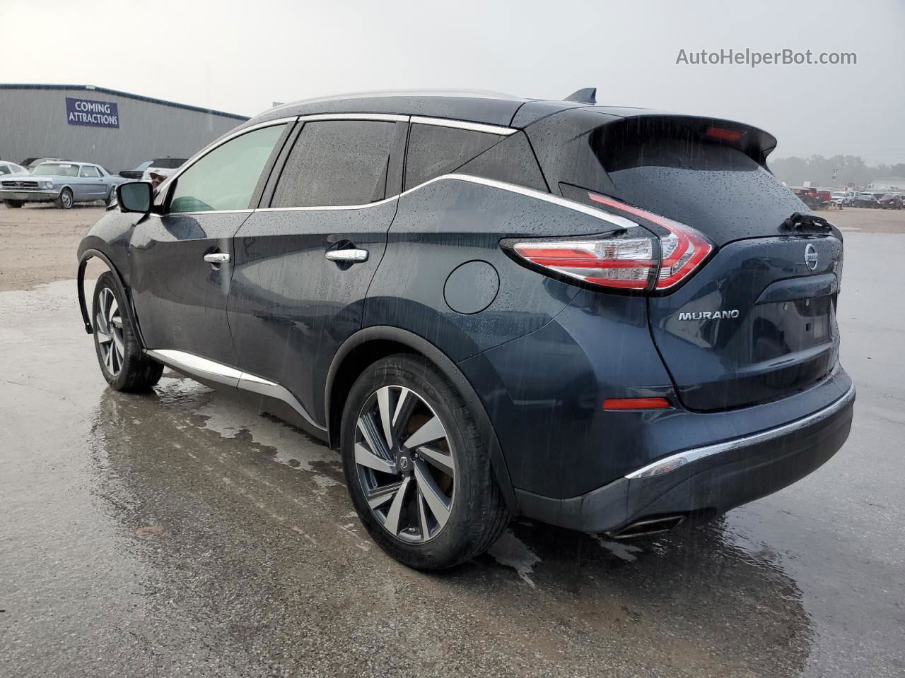 2018 Nissan Murano S Blue vin: 5N1AZ2MG8JN136339