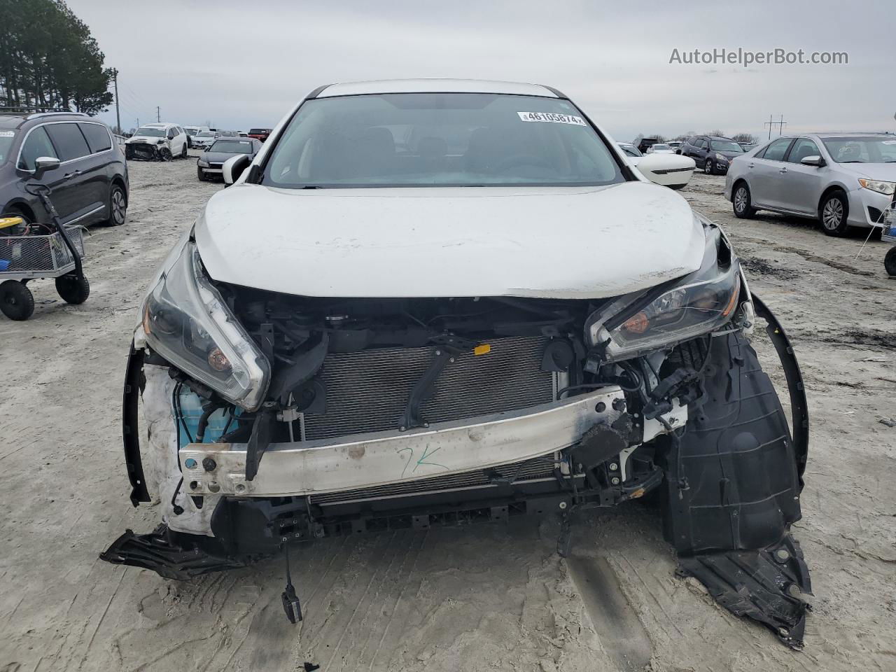 2018 Nissan Murano S White vin: 5N1AZ2MG8JN164478