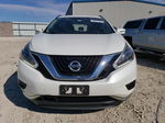 2018 Nissan Murano S White vin: 5N1AZ2MG8JN195276