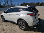 2018 Nissan Murano S White vin: 5N1AZ2MG8JN195276