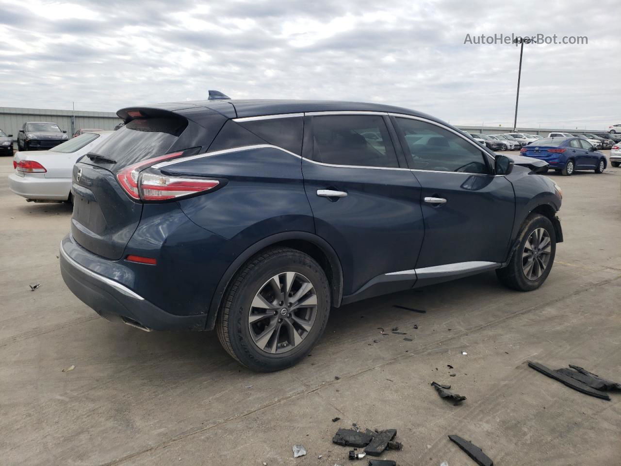 2017 Nissan Murano S Бирюзовый vin: 5N1AZ2MG9HN122542