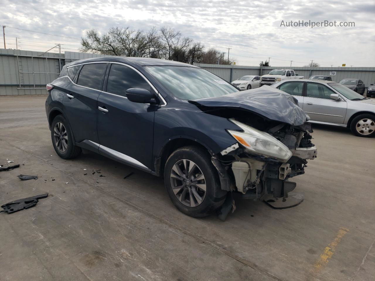 2017 Nissan Murano S Бирюзовый vin: 5N1AZ2MG9HN122542