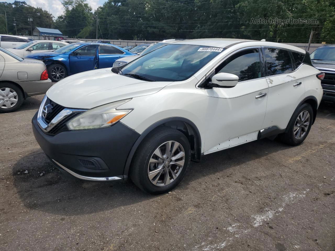 2017 Nissan Murano S Белый vin: 5N1AZ2MG9HN175225