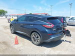 2018 Nissan Murano Sv Синий vin: 5N1AZ2MG9JN110347